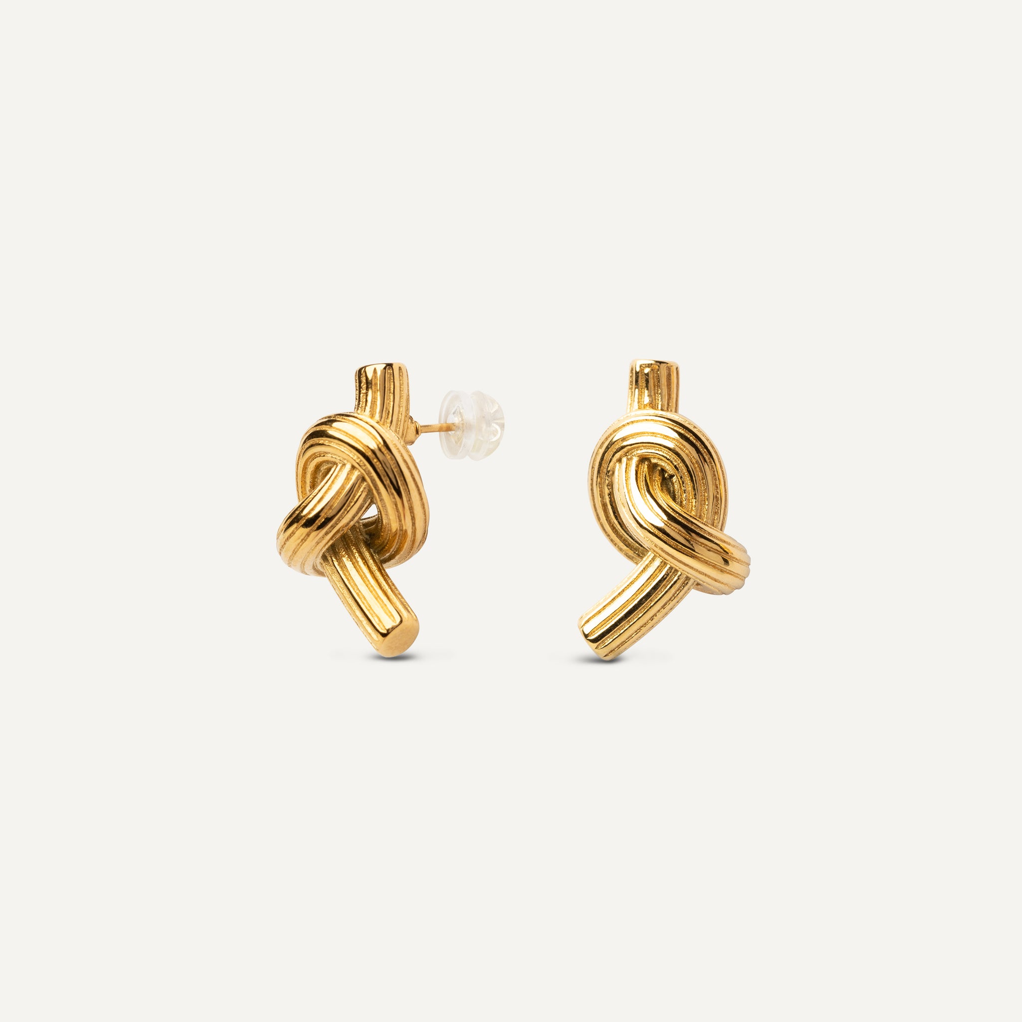 KNOT STUD EARRINGS 