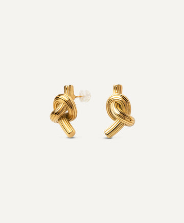 KNOT STUD EARRINGS 